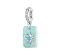 MAITONGG 925 Argent Gemmes Naturelles Améthyste Pendentif Goutte Breloque Arbre Mauvais Œil Perle Fit Collier De Bracelet Pour Femmes