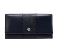 Maître Auen Diedburg Portefeuille d'embrayage Protection RFID Cuir 18.5 cm bleu