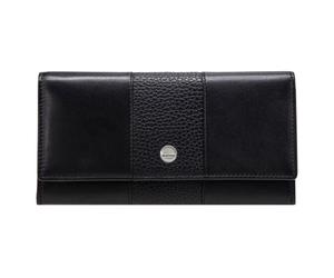 Maître Auen Diedburg Portefeuille d'embrayage Protection RFID Cuir 18.5 cm noir