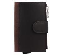 Maître Bundenbach C-Four Étui pour cartes de crédit Protection RFID Cuir 10 cm brun