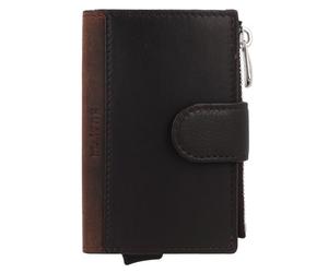 Maître Bundenbach C-Four Étui pour cartes de crédit Protection RFID Cuir véritable 10 cm brun