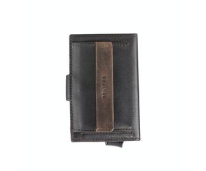 Maître Bundenbach Étui à cartes de crédit RFID brun foncé