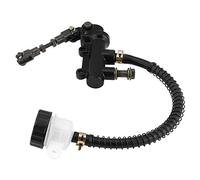 Maître-Cylindre de Frein Arrière de Moto, Ensemble de Commande de Frein À Pied de Roue Arrière Pliant Universel, Pompe de Maître-Cylindre Hydraulique Avec Réservoir, pour Kawasaki Ninja Zx6 Zx7 Zx6R
