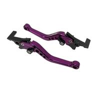 Maître cylindre frein avant Double frein à disque réglable, accessoires de Modification de moto, levier de poignée adapté aux Scooters et vélos électriques(PURPLE)