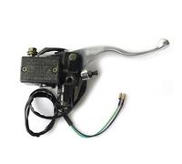 Maitre Cylindre Frein Avant Moto,Levier Embrayage Moto Gauche Porte-titulaire à droite Levier Assy Utilisation adaptée pour Yamaha DT125 DT 125 175 Pompe de poignée de frein d'embrayage de la bouteill