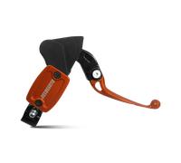 Maître-cylindre Frein Radial avec Réservoir Intégré et Levier Pliable Accossato Piston 10,5 mm pour Motos Tout-terrain, Scooters et Pitbikes