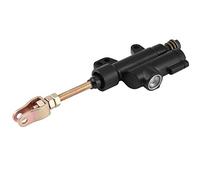 maitre cylindre quad 125,Maître-cylindre de frein à pied arrière universel, pompe de maître-cylindre hydraulique de frein à pied arrière remplacement pour moto ATV Dirt Bike(noir)