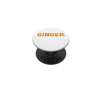 Maître d'arts Martiaux rousse Irlandaise rousse Gingembre Ninja PopSockets PopGrip Adhésif