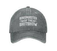 Maître De Cérémonie du Cirque Unisexe Chapeau Stylée Casquette De Baseball sans Déformation Chapeau De Cowboy pour Randonnée Toutes Les Saisons Golf