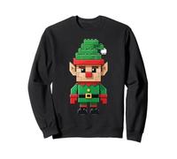 Maître de Construction de Briques Elfe de Noël Sweatshirt