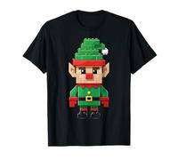 Maître de Construction de Briques Elfe de Noël T-Shirt