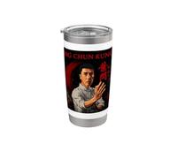 Maître de Kung-Fu Ving Tsun Gobelet isotherme en acier inoxydable double paroi
