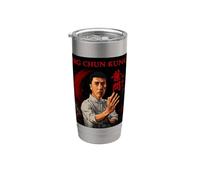 Maître de Kung-Fu Ving Tsun Gobelet isotherme en acier inoxydable double paroi