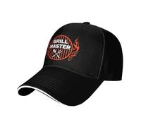 Maître du Barbecue dans L'Arrière-Cour Homme Femme Chapeaux Pare-Soleil Séchage Rapide Casquette De Baseball Réglable Strapback Cap pour Sport Pêche Camping