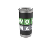 Maître du jeu de mots Gobelet isotherme en acier inoxydable double paroi