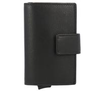 Maître F3 c-three Porte-cartes de crédit RFID en cuir 6,5 cm noir