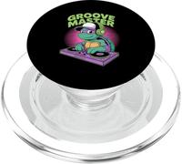 Maître Groove DJ Tortue Amusant Animal PopSockets PopGrip pour MagSafe