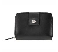 Maître Henau Diethilde Porte-monnaie Protection RFID Cuir véritable 12.5 cm noir