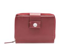 Maître Henau Diethilde Porte-monnaie Protection RFID Cuir véritable 12.5 cm rouge