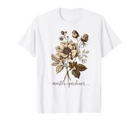 Maître Jardinier Fleurs Vintage T-Shirt Graphique avec Valeur