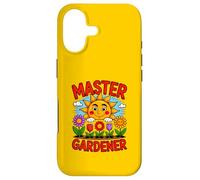 MAÎTRE Jardinier Funny avec Un Soleil Heureux Coque pour iPhone 17