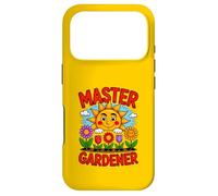 MAÎTRE Jardinier Funny avec Un Soleil Heureux Coque pour iPhone 17 Pro