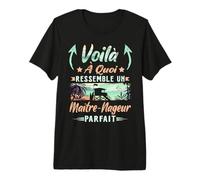 Maître-Nageur Humour T-Shirt Haut de Gamme
