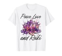 Maître Reiki Yoga Chakra Pilates Paix Amour et Reiki T-Shirt