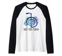 Maître Reiki Yoga Chakra Pilates Spiritual Just for Today Manche Raglan