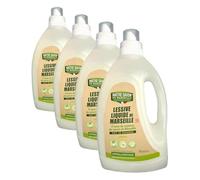 Maître savon de Marseille - Lessive liquide au savon de Marseille - ECOCERT 1,5L (Lot de 4)