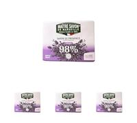 Maître Savon de Marseille - Savon de Provence Lavande - Extra Doux - 2x100g - 99% Ingrédients Naturels - Corps & Mains (Lot de 4)