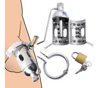 Maître Série Cage De Chasteté À Pointes