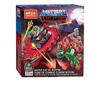 Maîtres de l'Univers Mega Construx, Tigre de Combat Contre Roton à Construire, 171 pièces, Jeu de Briques de Construction, 8 Ans et Plus, GPH23