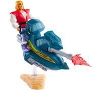 Maîtres de l’Univers Origins, coffret figurine articulée de combat Musclor et véhicule Jet Sled, jouet pour collectionneurs et enfants dès 6 ans, GPP30