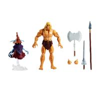 Maîtres De L'univers : Revelation Masterverse 2022 - Figurines Deluxe Savage He-Man & Orko 18 Cm
