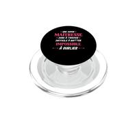Maîtresse d'école Humour Femme Super Maitresse PopSockets PopGrip pour MagSafe