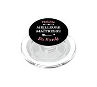 Maitresse école Certifiée Meilleure maîtresse PopSockets PopGrip pour MagSafe