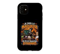 Maîtresse Halloween Petits Monstres Humour école Coque pour iPhone 11