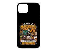 Maîtresse Halloween Petits Monstres Humour école Coque pour iPhone 15 Plus