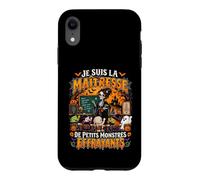 Maîtresse Halloween Petits Monstres Humour école Coque pour iPhone XR