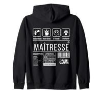 Maitresse Humour Définition Cadeau Maitresse D' École Sweat à Capuche