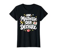Maîtresse Qui Déchire Cadeau Enseignante École Humour T-Shirt