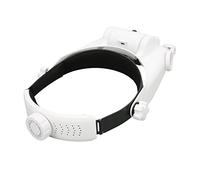 Maîtrise du Bandeau: Support de Tête de Tête Reable Réglable, Loupe avec Lumière, 3 Lampes à LED, 23 Types de Grossissements