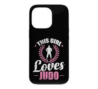 Maîtrise sur Le Tapis Cette Fille Aime Le Judo Coque pour iPhone 13 Pro