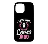 Maîtrise sur Le Tapis Cette Fille Aime Le Judo Coque pour iPhone 13 Pro Max