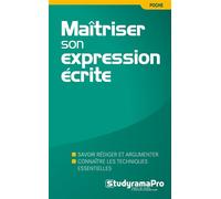 Maîtriser son expression écrite - Cécile Van Den Avenne - Studyrama Eds - broché - Guide