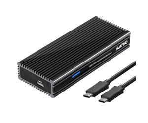 MAIWO Boîtier SSD M.2 NVMe 20 Gbit/s USB 3.2 GEN2 x 2 Type-C vers PCIe NVMe Adaptateur Prend en Charge Thunderbolt 3/4 USB 4/3.2/3.1/3.0/2.0 Capacité 8 to Boîtier en Alliage d'aluminium (K1685P3)