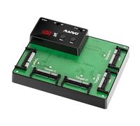 MAIWO CFast 2.0 Lecteur de cartes avec fonction clone, extension de stockage 2560 Go, 5 baies USB 3.0 5 Gbit/s CFast adaptateur de carte mémoire Duplicateur