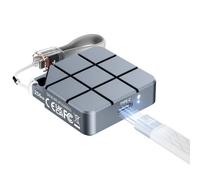 MAIWO Disque SSD externe portable de 256 Go, USB 3.2 Gen 2 de type C jusqu'à 1050 Mo/s, mini PSSD avec stockage de vidéos 4K ProRes pour iPhone, MacBook Pro, MacMini, PS5, aluminium (gris)