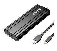 Maiwo K1686S Aluminium M.2 SATA SSD vers USB C GEN2 10Gbps Boîtier de Stockage Externe 2230-2242-2260-2280 NGFF B-Key et Support B&M-Key UASP, Trim et 6Gbps SATAII